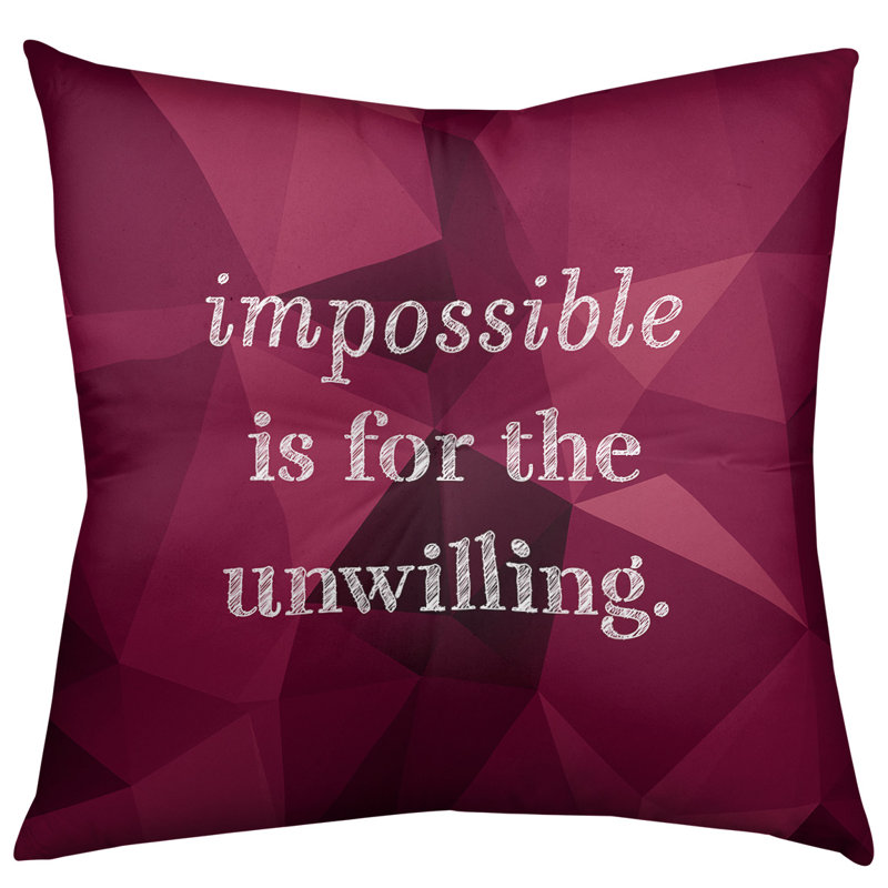 Throw Pillow, 26" H x 26" W, Spinel