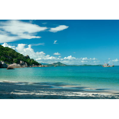 Beach and Boat by Vladgans