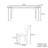 European vintage rectangular dining table set-107127120