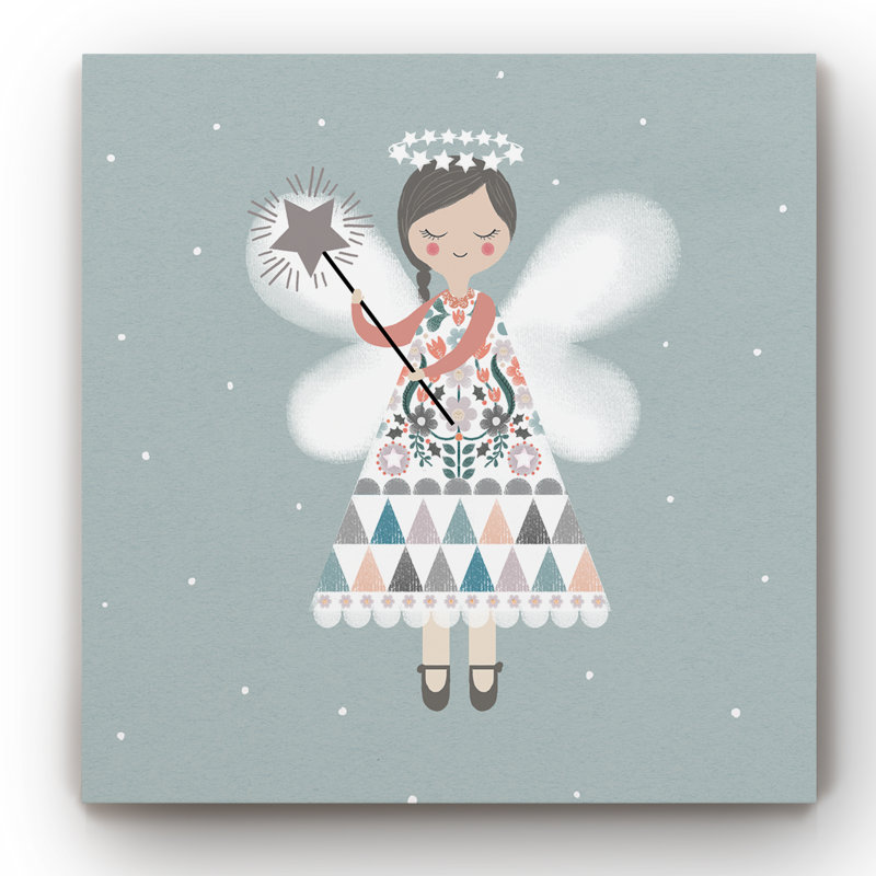 Sweet Star Angel - reproduction sur toile tendue, H 16 po x l 16 po x P 1 po