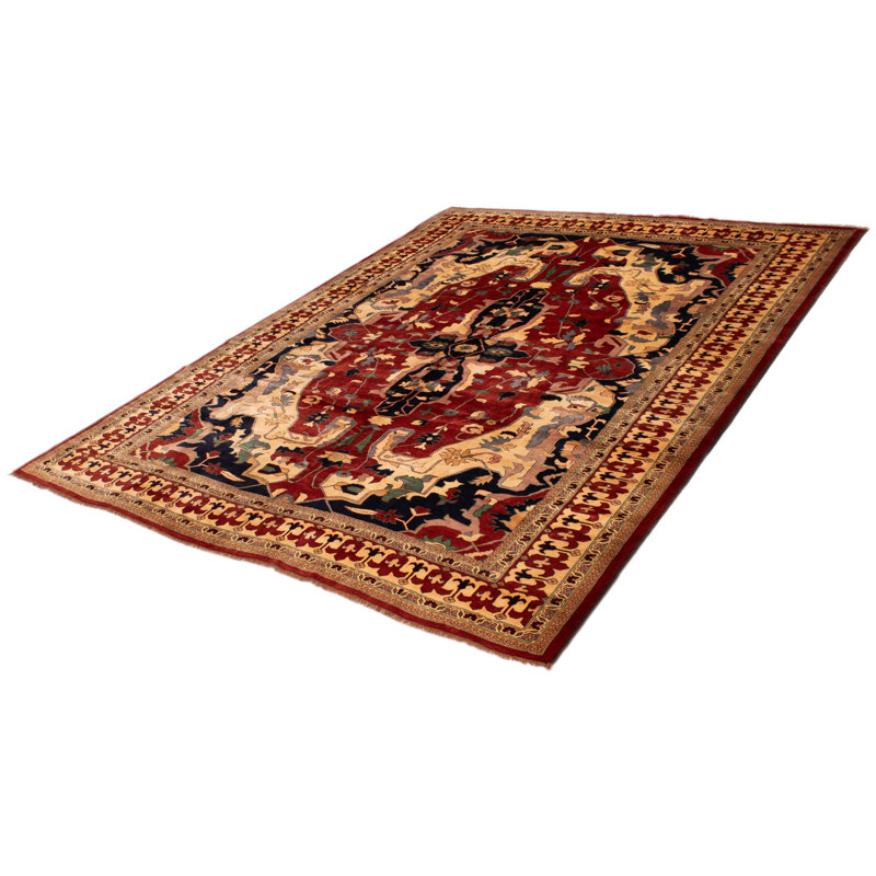 Tapis unique en laine 10 pi 2 po x 13 pi 1 po Saverne