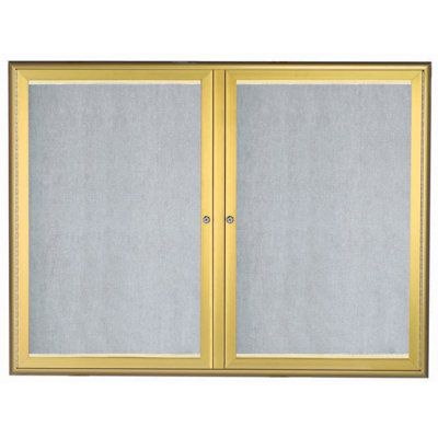 AARCO No Vinyl Metal Bulletin Board