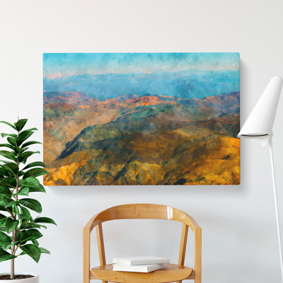 The Andes Mountains In Argentina Chile - Wrapped Canvas