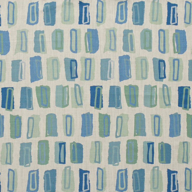 Hudson Fabric, Blue/Green