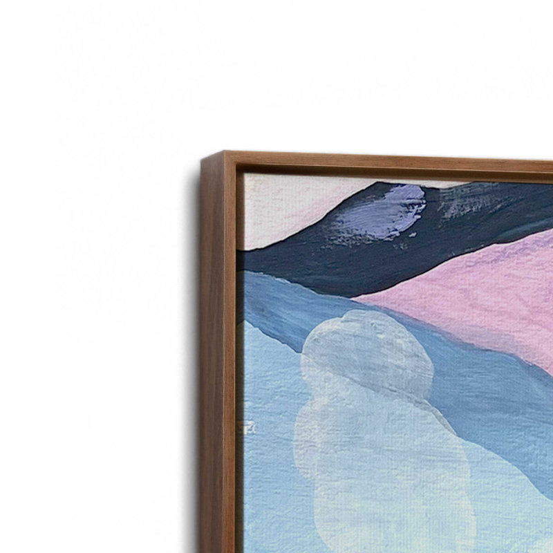 «Water Rainbow Landscape» par Garima Dhawan, reproduction d'art, H 48 po x l 36 po, Impression encadrée sans passe-partout