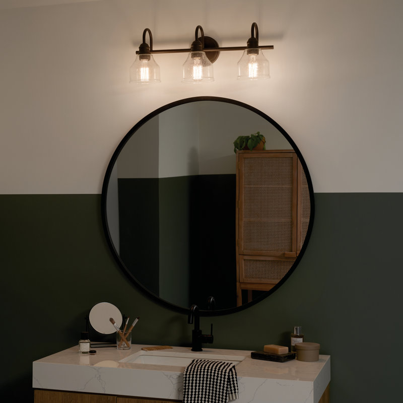 Antioch 3 - Light Dimmable Vanity Light, Old Bronze