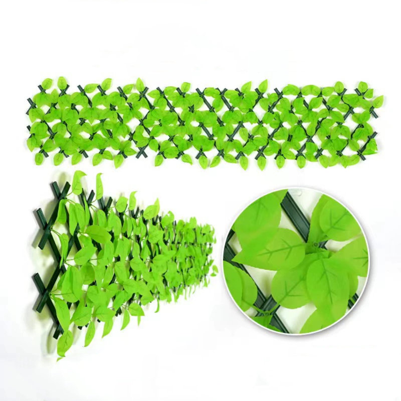 Rose Leaf Telescopic Simulation Plant Fence Plastic Material