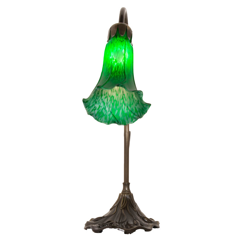 Frentz Arched Table Lamp, Green