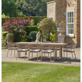 Aveneil 8 - Person 260cm Long Dining Set with Cushions