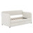 Upholstered Daybed With Trundle Bed And Wood Slat-1412243557
