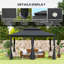 9.5 Ft. W x 13 Ft. D Steel Gazebo