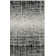 Tapis abstrait argenté / noir Riebe