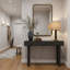 Console Mid-Century avec pieds en bois massif-1342273