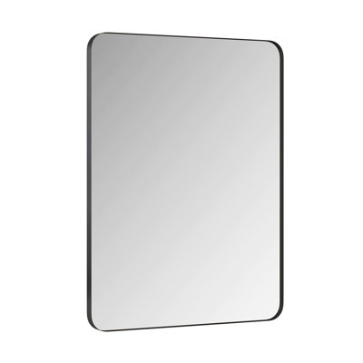 Wall Mirror 30x40 Inch Black Rectangular Mirror Metal Framed Mirror Vanity Mirror Dressing Mirror