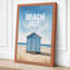 Solitary Beach Hut Coastal - Wrapped Canvas-1006107703-1006107711