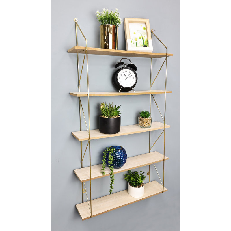 Viroqua 5 Piece Floating Shelf