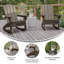 Chaise Adirondack à bascule Collis Commercial toutes saisons avec porte-gobelet pivotant-1718436428
