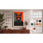 Fox-Headed Figure Modern - Wrapped Canvas-379790219-379790221