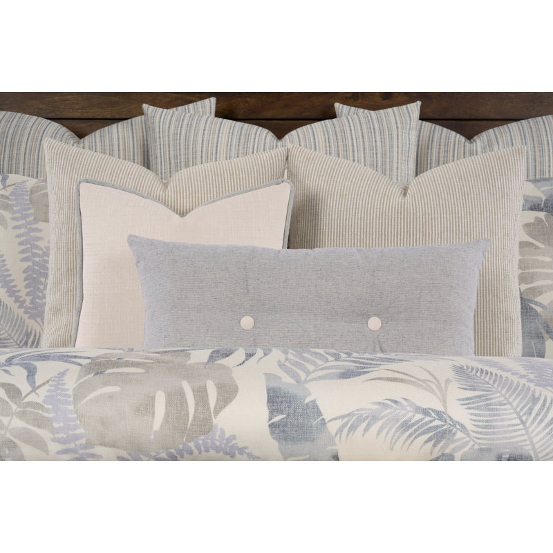 Island Life Floral Duvet Cover & Insert, Cal. King Duvet + 10 Additional Pieces