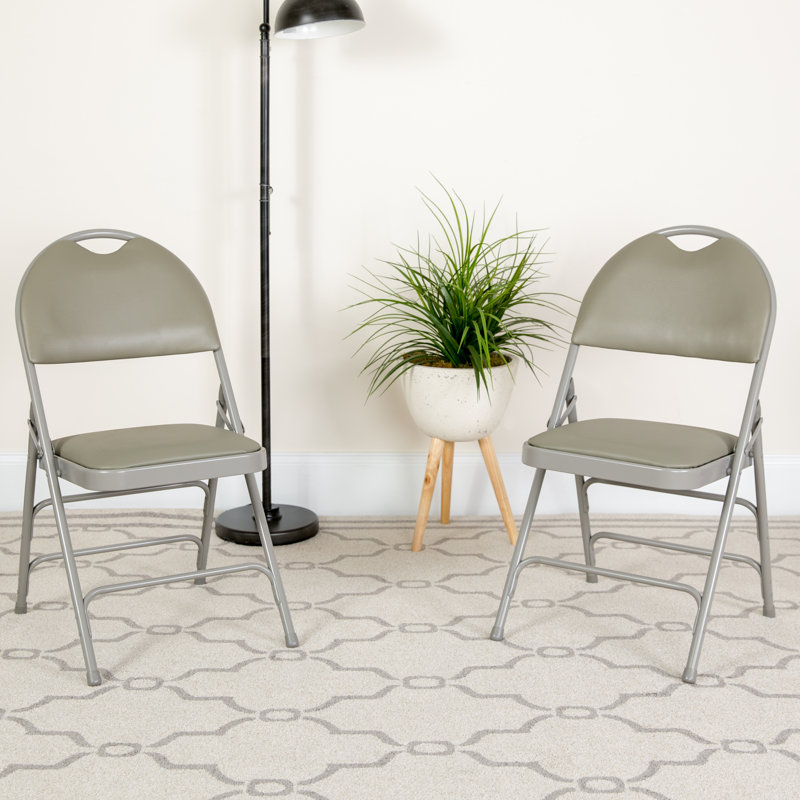 Très grande chaise pliante Oliverson, Gris