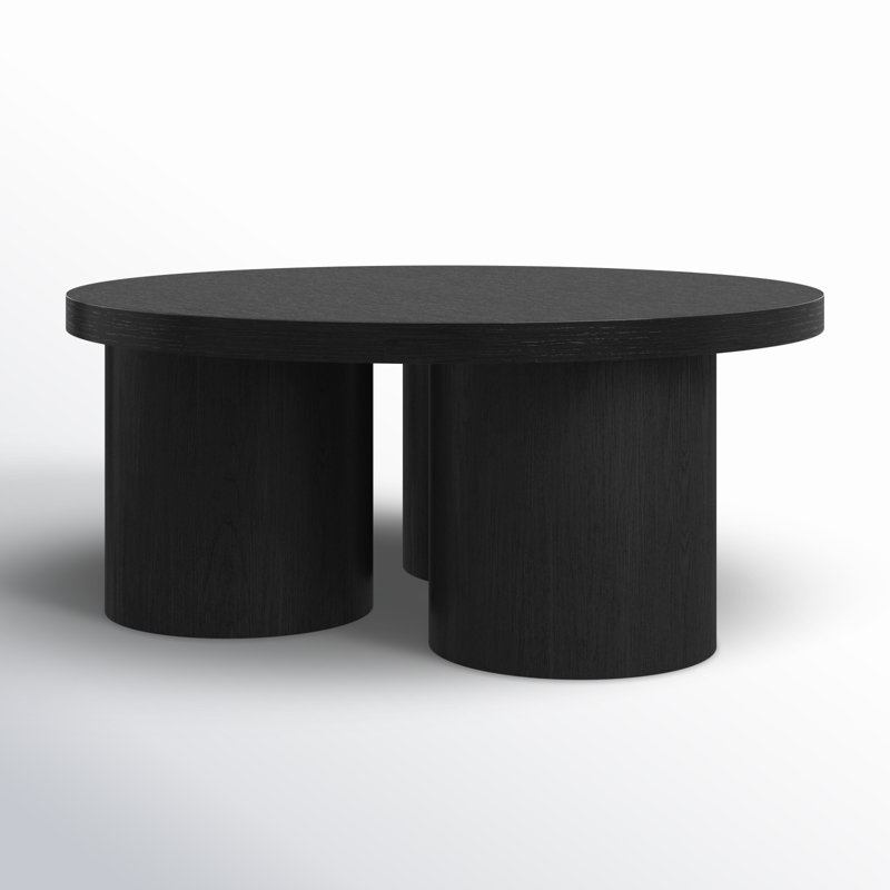 Lane Round Coffee Table, Black