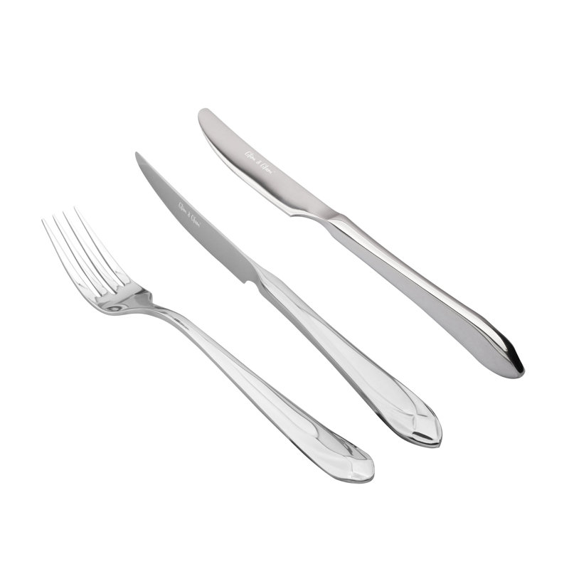 Ebern Designs Niaomi 24 Piece Stainless Steel Cutlery Set , Service for 6