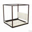 Lit plateforme à baldaquin en bois avec tête de lit tapissier-1464521541-1464521543