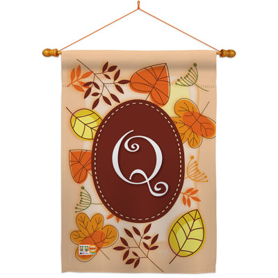 Ensemble de drapeaux en polyester 40 x 28 po Autumn