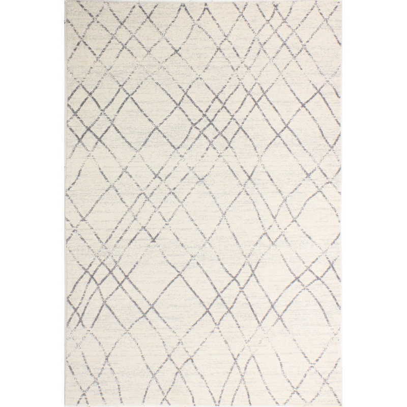 Forcier Geometric Indoor Rug, Rectangle 3'6" x 5'6"