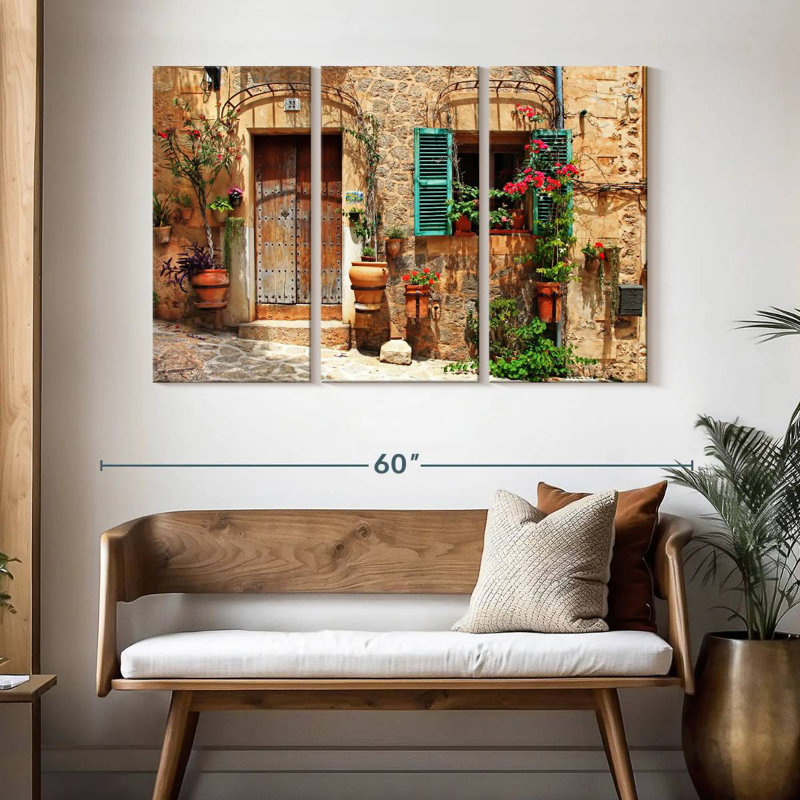 Lilie, rue charmante espagnole, H 32 po x l 50 po