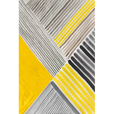 «Yellow Mikado II» sur toile
