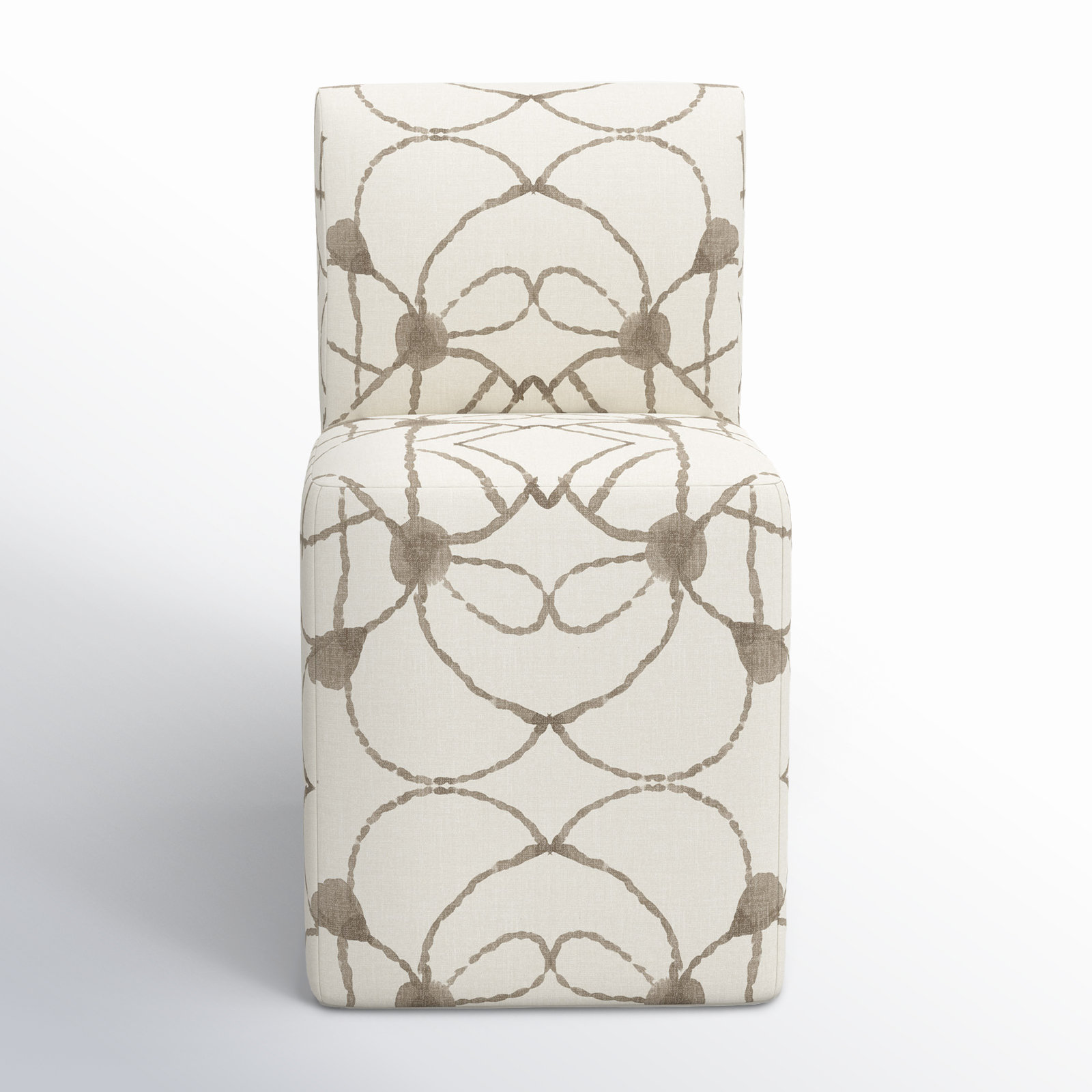Mendy Side Chair, Hans Cream Geometric