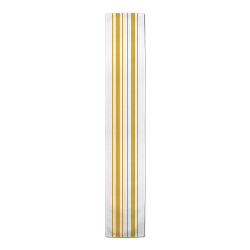 Chemin de table Perouge, 90 po x 16 po, Jaune