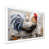 White Single Picture Framed