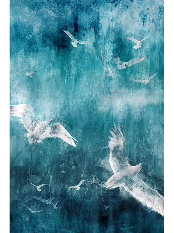 «Drifters» par Sofia Fox - reproduction d'art, H 81 po x l 54 po x P 1,5 po, Extérieur