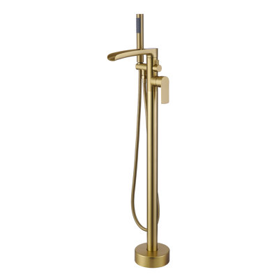 Floor Waterfall Faucet with Diverter