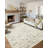GarveeHome Washable Rugs for Living Room, Non Slip Low Pile Vintage Area Rugs for Bedroom, Stain Resistant Contemporary Foldable Neutral Soft Carpet, Indoor Distressed Floor Mats-804639421-798257901