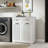 Laundry Cabinet ,With 2 Removable Laundry Basket  And 2 Drawers