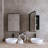 20X30 Inch Recessed Metal Framed Medicine Cabinet With Mirror And Adjustable Shelves Wall Mirror With Storage For Bathroom-2080197048