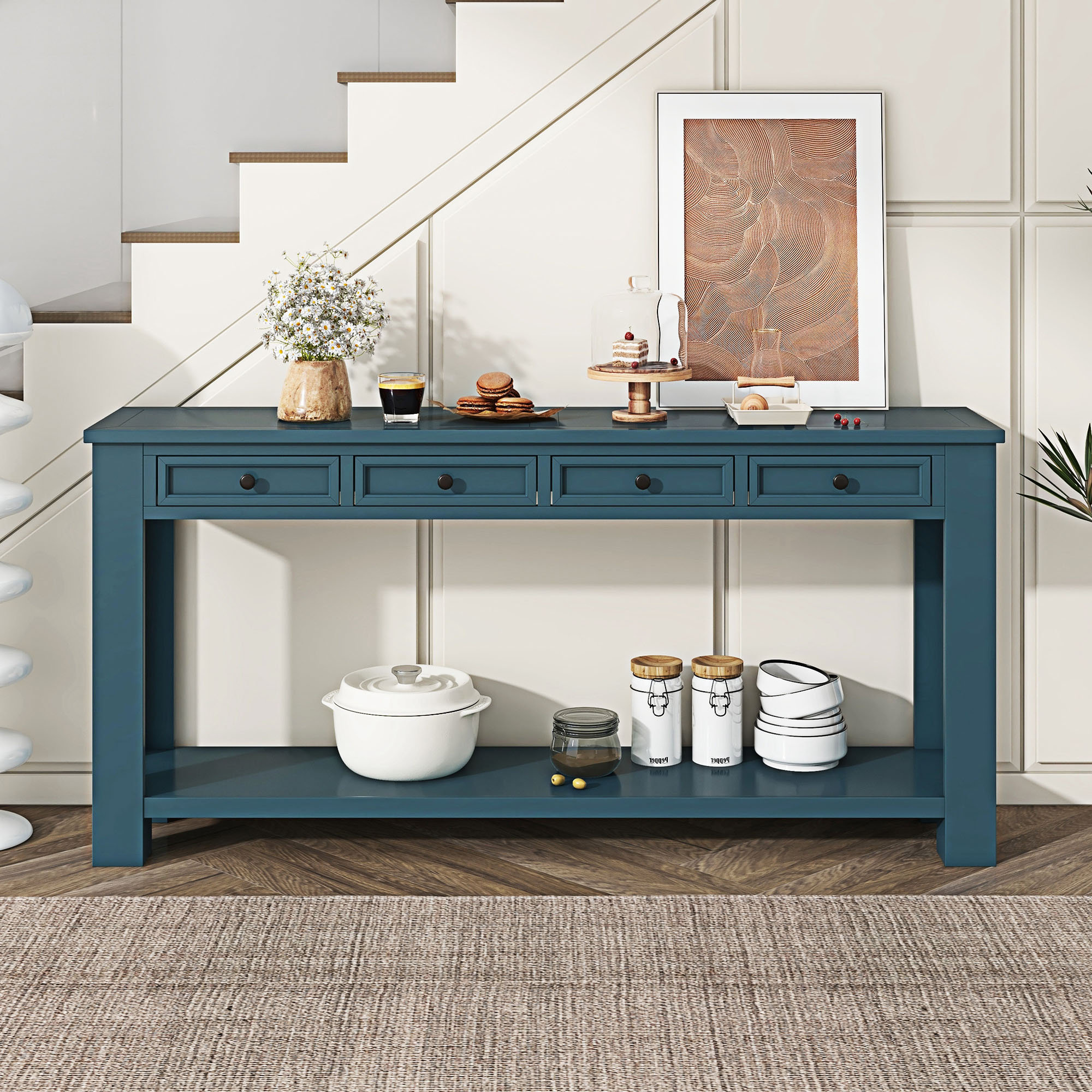 Dovecove Console Table Sofa Table With Storage - Wayfair Canada