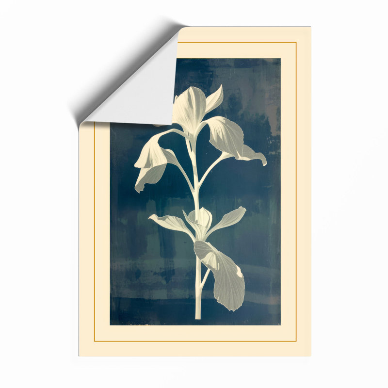 Iris Study Botanical - Framed Print, Unframed, A2 - 59.4 x 42.0 cm