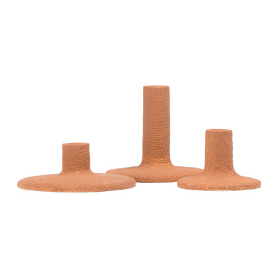 Stoneware Taper Candle Holders