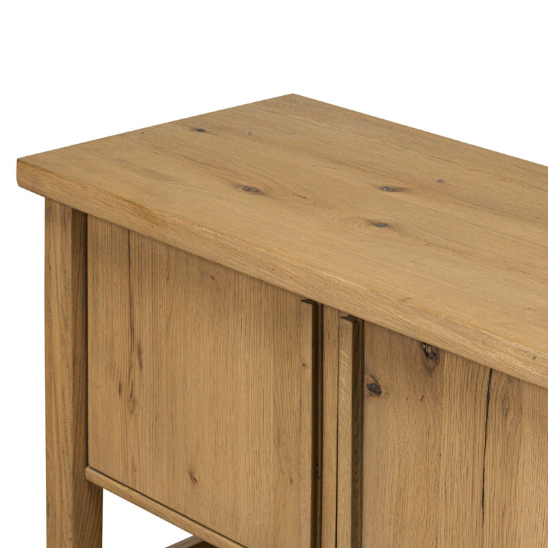 Dalton Media Console-Aged Natural Oak