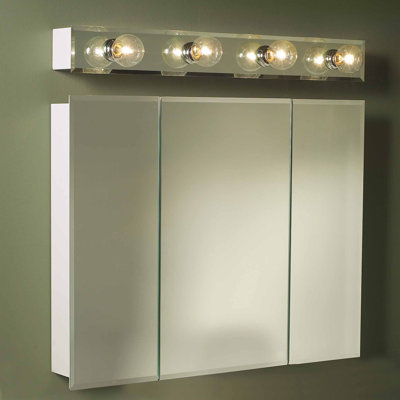 Sturm 36 " W X 28.25 " H Surface Frameless Medicine Cabinet with Mirror