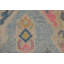 Tapis géométrique bleu Oushak 9 x 13