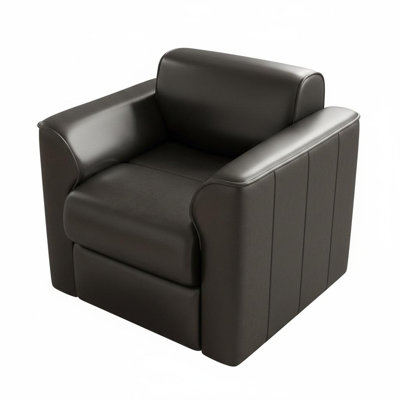 Electric Power Recliner Chair for Living Room – PU Leather, Wide Single Sofa with Oversized Armrests, USB Charging Port, 350 lb Capacity – Ideal for Bedroom, Nursery, Home Theater – Black
