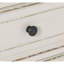 Commode 1Pc de 6 tiroirs avec boutons noirs et meubles de chambre à coucher au design traditionnel