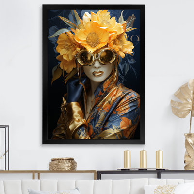 " Vibrant Vogue Woman Portrait "