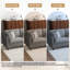 4 - Piece Upholstered Corduroy Modular Sectional with Pillow Back and Solid Wood Legs-1981380797