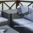 Moda 70 In. X 39 In. X 27 In. Rectangular Wicker Outdoor Gas Fire Pits Dining Set-1485193194